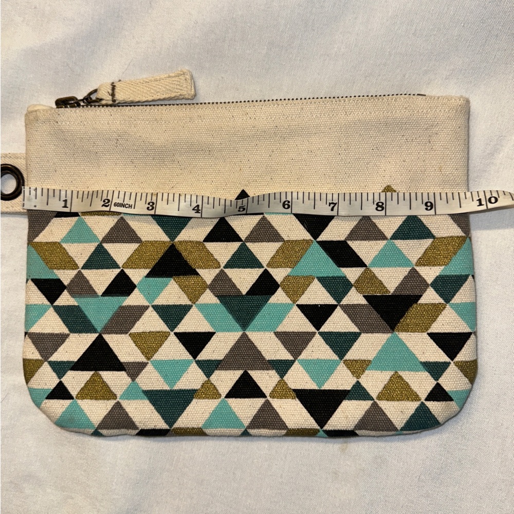 Danica Studio Chevron Lined Pouch/ Cosmetic Bag